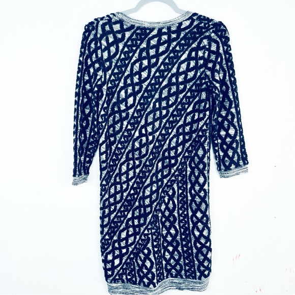 Anthropologie moth size XS black gray sweater dress - Picture 2 of 4